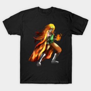 Sorcerer with a fireball T-Shirt